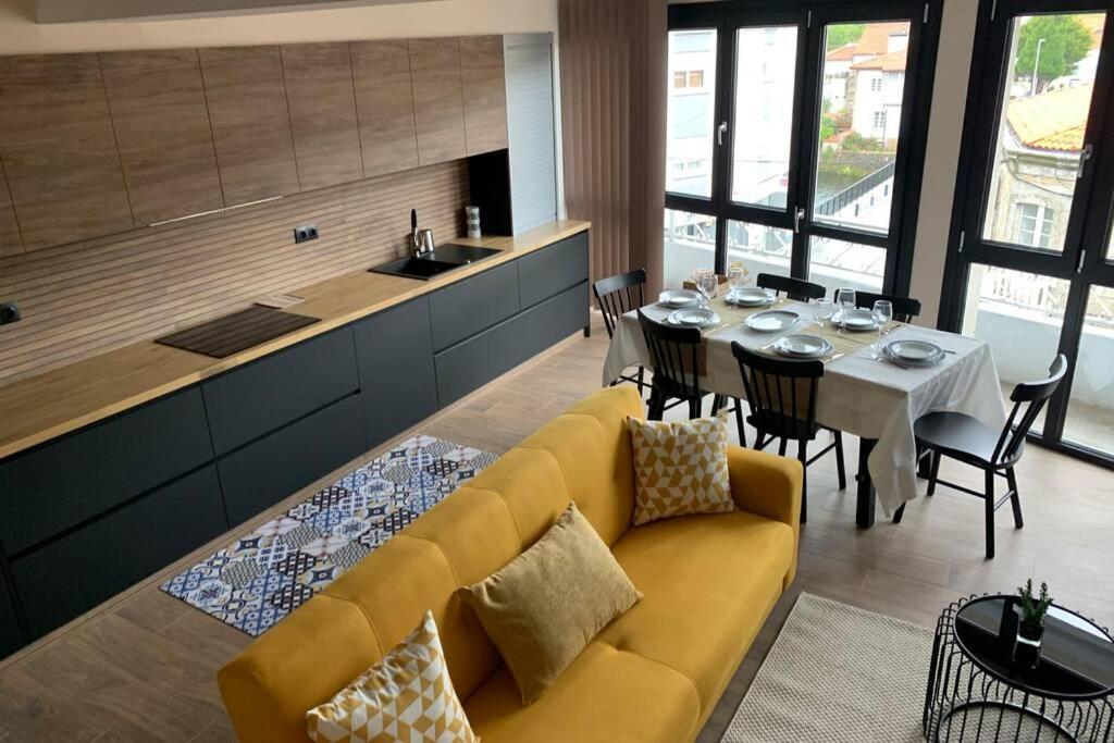 Duplex Con Terraza Villa Ponte Do Porto Dış mekan fotoğraf